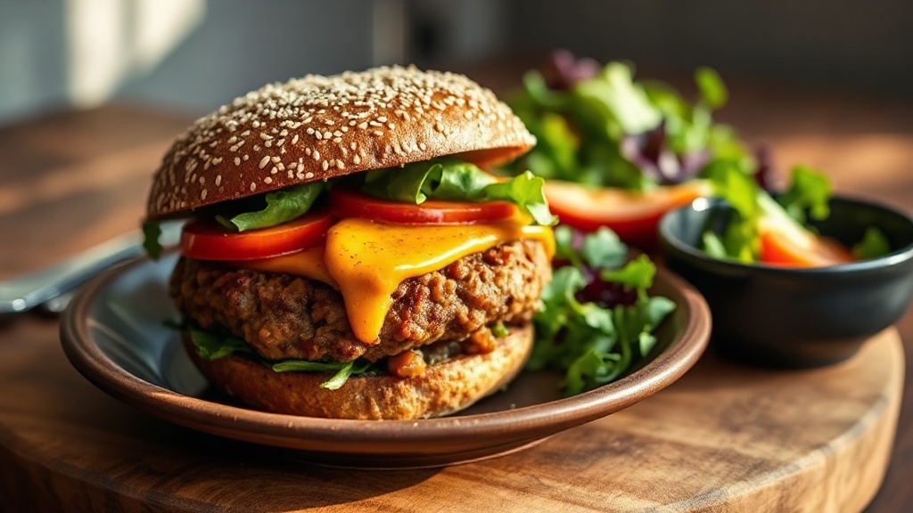 Hamburguesa de lentejas